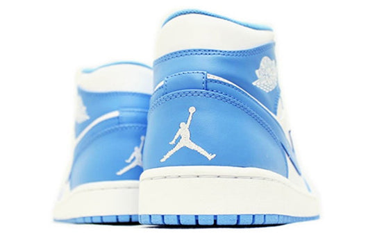 Air Jordan 1 Mid 'UNC' 554724-106 Retro Basketball Shoes  -  KICKS CREW
