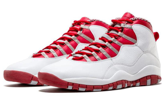 Air Jordan 10 Retro 'Red Steel' 2005 310805-161 Retro Basketball Shoes  -  KICKS CREW