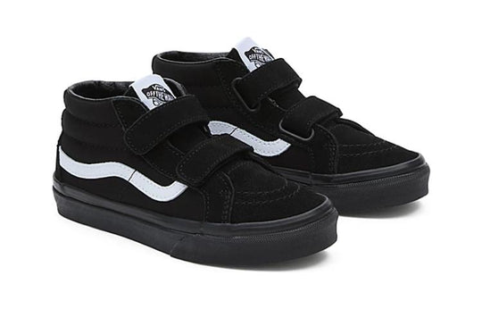 (PS) Vans Sk8-Mid Reissue V Canvas Suede Shoes 'Black White' VN0A346YLWB