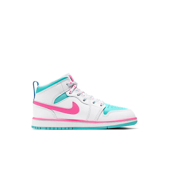 (PS) Air Jordan 1 Mid 'Digital Pink' 640737-102 Retro Basketball Shoes  -  KICKS CREW