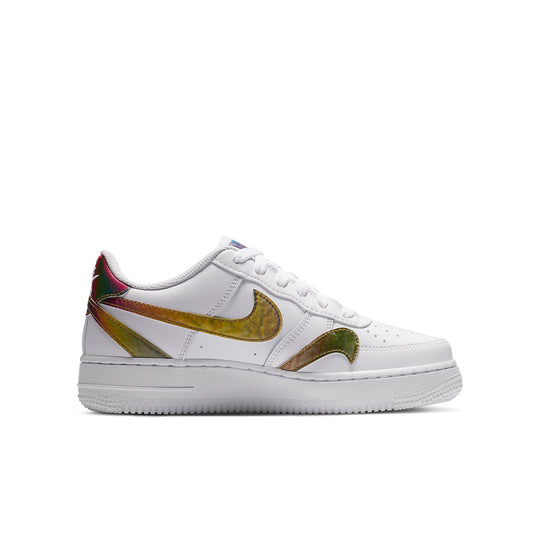 (GS) Nike Air Force 1 LV8 2 'Misplaced Swooshes - White Multi' CZ5890-100