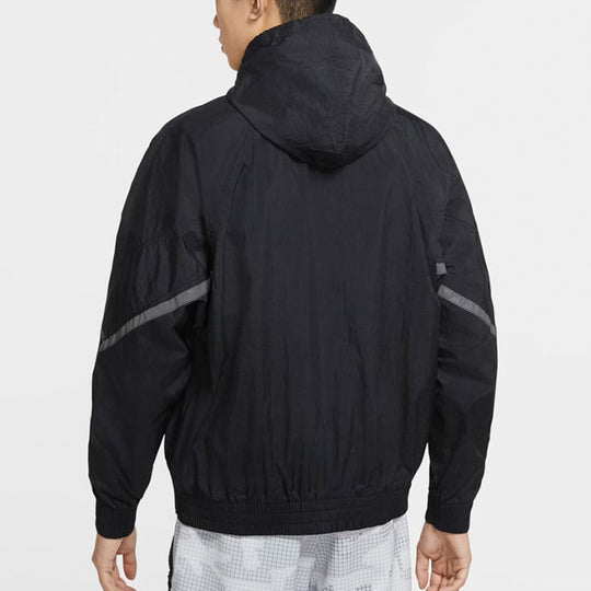 Nike Sportswear Windrunner+ Hooded Reflection Jacket Men Black CZ0782-