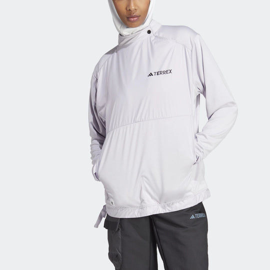 (WMNS) adidas Terrex Made To Be Remade Hiking Midlayer Top 'Purple' HN2936