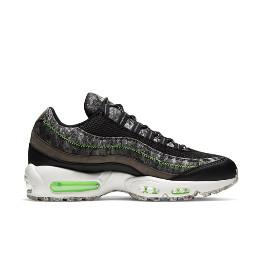 Nike Air Max 95 M2Z2 'Recycled Wool Pack - Black Electric Green' CV6899-001 Marathon Running Shoes/Sneakers  -  KICKS CREW