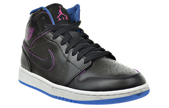 Air Jordan 1 Mid 'Radio Raheem' 554724-029 Retro Basketball Shoes  -  KICKS CREW