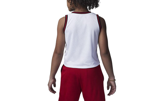 (GS) Air Jordan Basketball Jersey 'White Red' HA7284-100