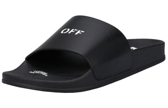 Off-White Black Slippers OMIA063S18798016