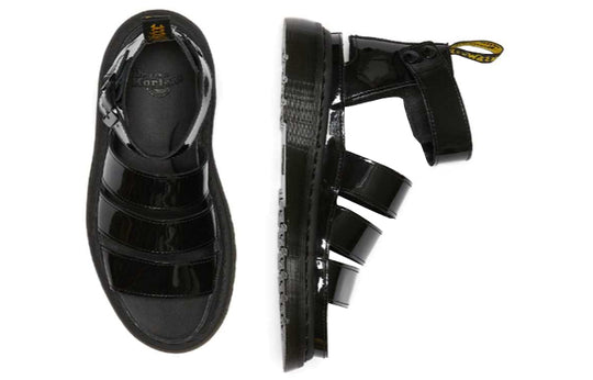 Dr. Martens Clarissa II Patent Leather Strap Sandals Black 24822001
