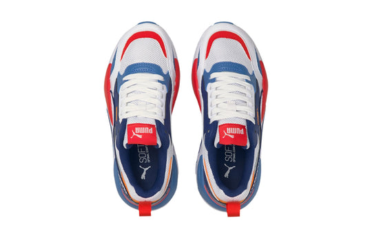 PUMA X-Ray 2 Square (Big Kids) Running Shoes White/Blue/Red 374190-06