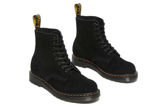(WMNS) Dr.Martens 1460 Pascal Suede Lace Up Boots 'Black E H Suede+E H Suede Mb' 27457001