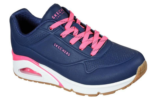 (WMNS) Skechers Uno Highlines Low-Top Blue/Pink 155172-NVHP