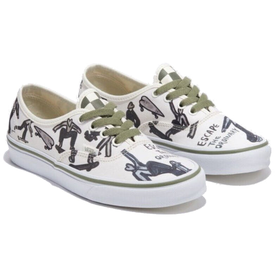 Vans x Bolin Authentic 'Marshmallow Olive Green' VN0009PVDOR