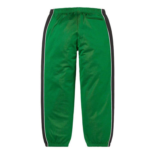 Supreme World Famous Jacquard Track Pants 'Green Black' SUP-FW22-767