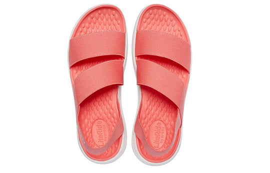 (WMNS) Crocs LiteRide Minimalistic Casual Sports Orange Sandals 206081-6SL