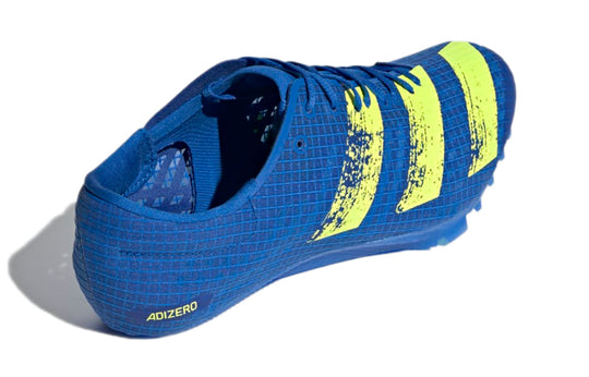 adidas Adizero Finesse Spikes 'Football Blue Solar Yellow' H68746