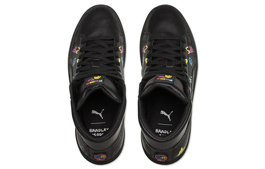 Bt x PUMA Basket Black Casual Skateboarding Shoes 369733-01