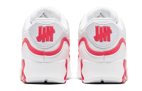 Nike Undefeated x Air Max 90 'White Solar Red' CJ7197-103
