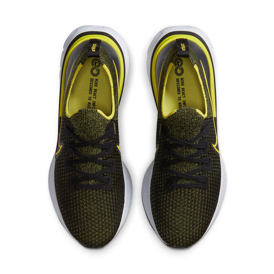 Nike React Infinity Run Flyknit 'Sonic Yellow' CD4371-013-KICKS CREW