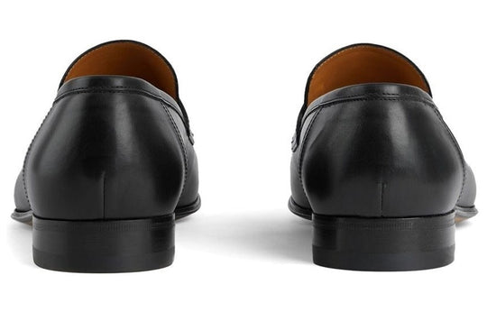 Gucci Interlocking G Loafer 'Black Leather' 730134-06F00-1000