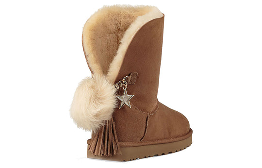 (WMNS) UGG Classic Bling Charm Boot 'Chestnut' 1095717-CHE
