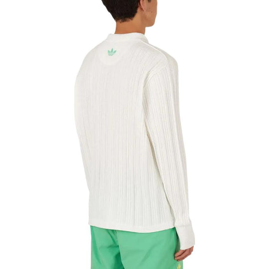 adidas originals x Pharrell Williams Knit Long Sleeve Jersey 'Cloud White' HZ8138