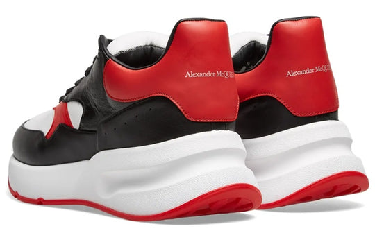 Alexander McQueen Oversized Running Sneakers 'Black White Red' 552042WHT9E1091