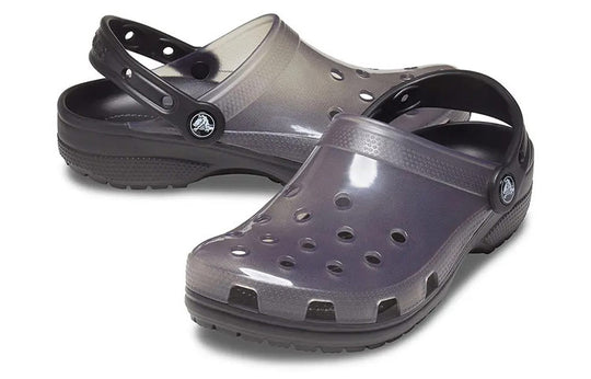 Crocs Jelly Crocs Transparent Black Unisex Sandals 206908-001
