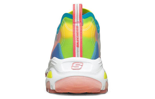 (WMNS) Skechers D'Lites 1.0 Low-Top Running Shoes Pink/Blue/Yellow 149235-PKMT