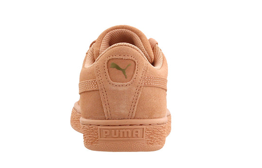 (GS) PUMA Suede Jewel Low Top Running Shoes Apricot/Pink 367618-01