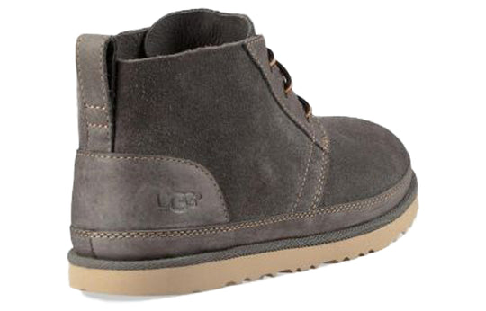 UGG Neumel Unlined Leather Lacing Cargo Gray 1020369-CHRC