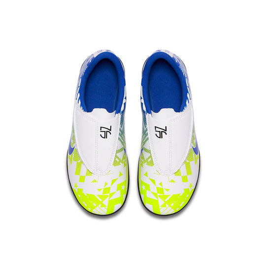 (PS) Nike JR Vapor 13 Club NJR TF Turf 'Green Blue White' AT8176-104