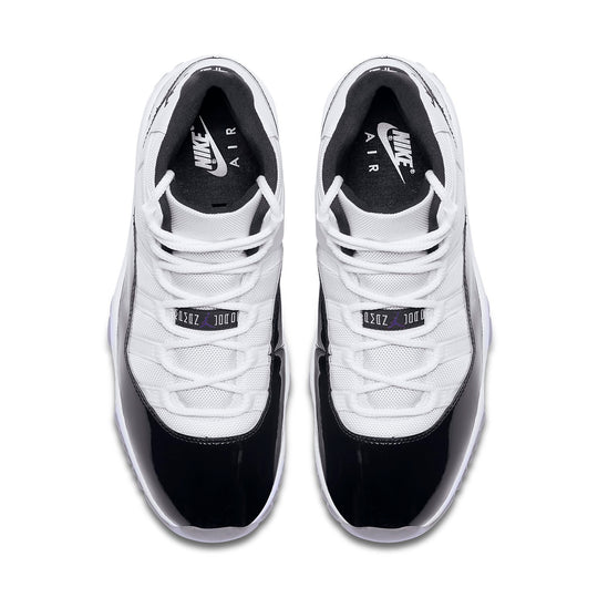 Air Jordan 11 Retro 'Concord' 2018 378037-100 Retro Basketball Shoes  -  KICKS CREW