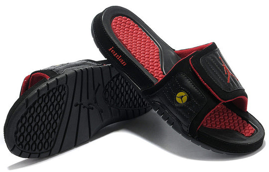 Air Jordan 14 Hydro Retro Sandals Black/Red 654285-015