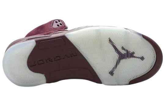 Air Jordan 5 Retro LS 'Burgundy' 314259-602 Retro Basketball Shoes  -  KICKS CREW