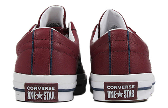Converse One Star Non-Slip Wear-resistant Retro Casual Skateboarding Shoes Red 161565C