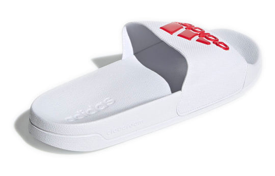 adidas Adilette Shower Slides 'White Active Red' F34767