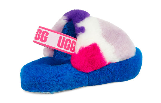 (PS) UGG Fluff Yeah Party Spots 'White' 1124924K-WHT