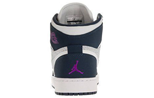 (GS) Air Jordan 1 Retro High 'Squadron Blue' 332148-117 Retro Basketball Shoes  -  KICKS CREW
