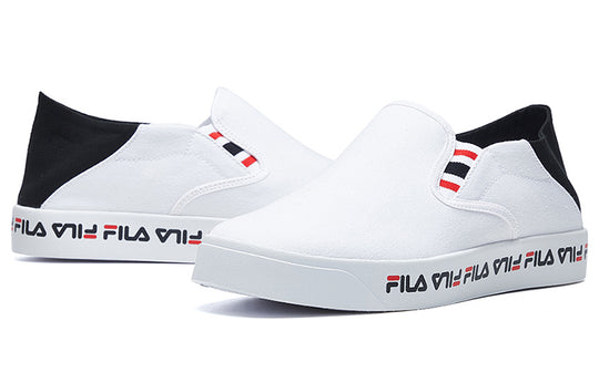 FILA Graffiti Logo Low-Canvas Shoes White F62M021301FWT