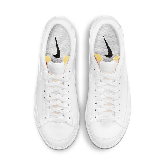 (WMNS) Nike Blazer Low Platform 'Triple White' DJ0292-100