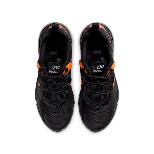 (GS) Nike Air Max 270 React 'Black Magma Orange' CV9638-001