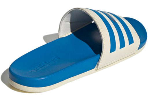 adidas Adilette Comfort Slide 'White Blue Rush' GW8753 - KICKS CREW