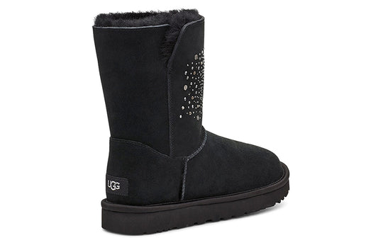 (WMNS) UGG Classic Bling Snow Boots Black 1112495-BLK