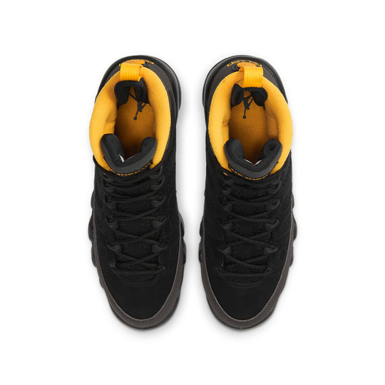 (GS) Air Jordan 9 Retro 'Dark Charcoal University Gold' 302359-070 Big Kids Basketball Shoes  -  KICKS CREW