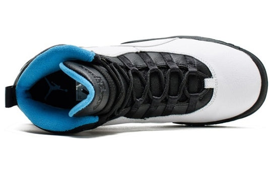 (GS) Air Jordan 10 Retro 'Powder Blue' 2014 310806-106 Big Kids Basketball Shoes  -  KICKS CREW