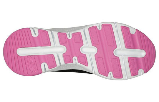(WMNS) Skechers Arch Fit Shoes 'Black Pink' 149057-BKFS
