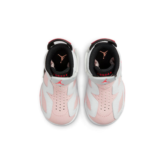 (TD) Air Jordan 6 Retro Little Flex Pink/Red/White DR8499-661