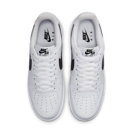 Nike Air Force 1 '07 'Cut Out Swoosh - White Black' DR0143-101