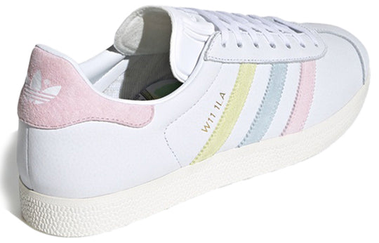 Adidas Gazelle Shoes 'White Yellow Blue Pink' FX0049