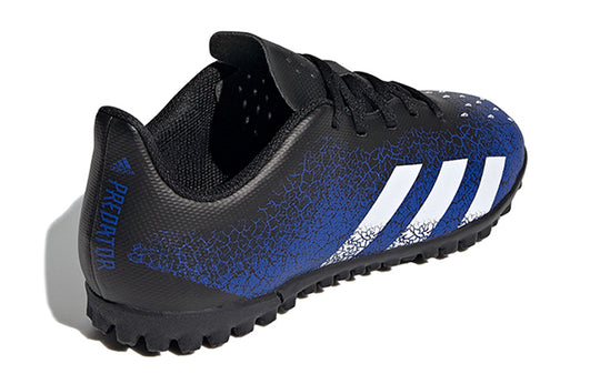 (GS) adidas Predator Freak.4 Turf Boots 'Black Blue' FY0635